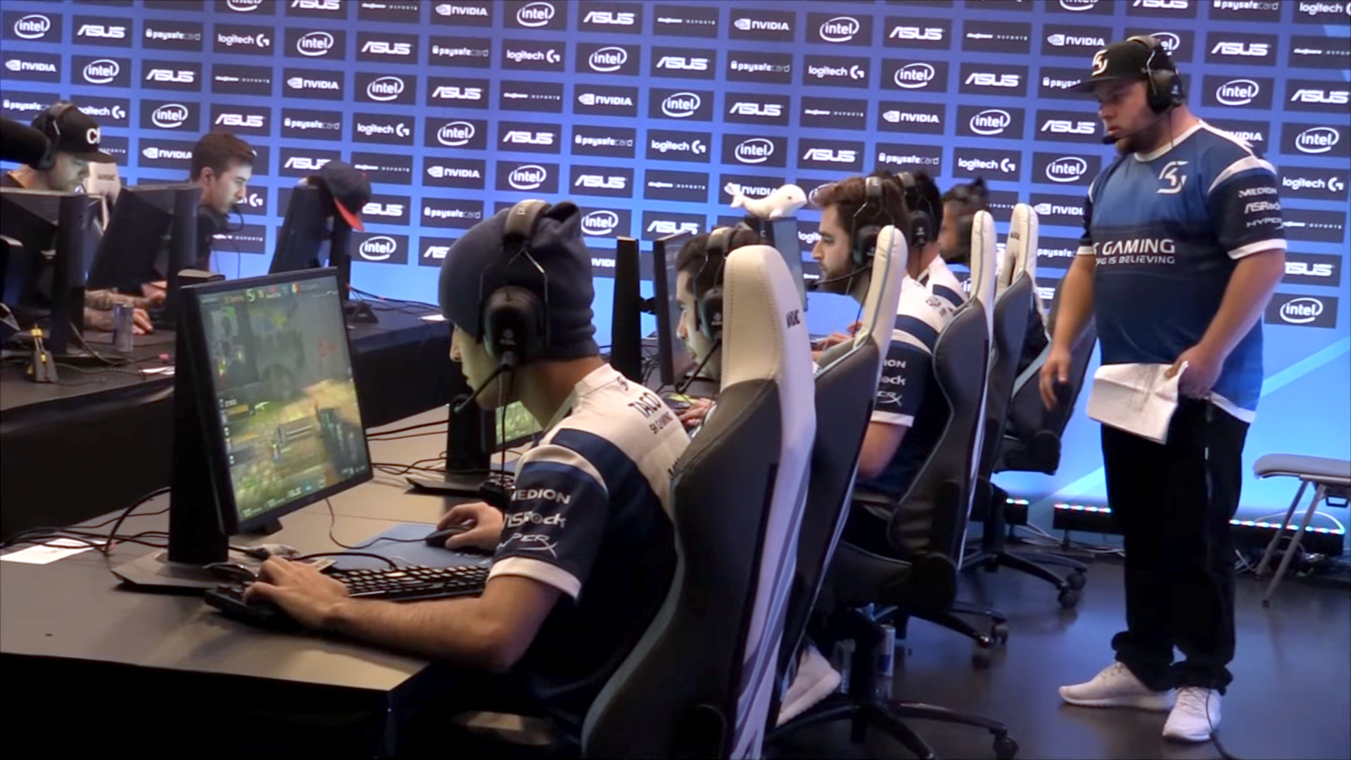A group-stage match at ESL One Cologne