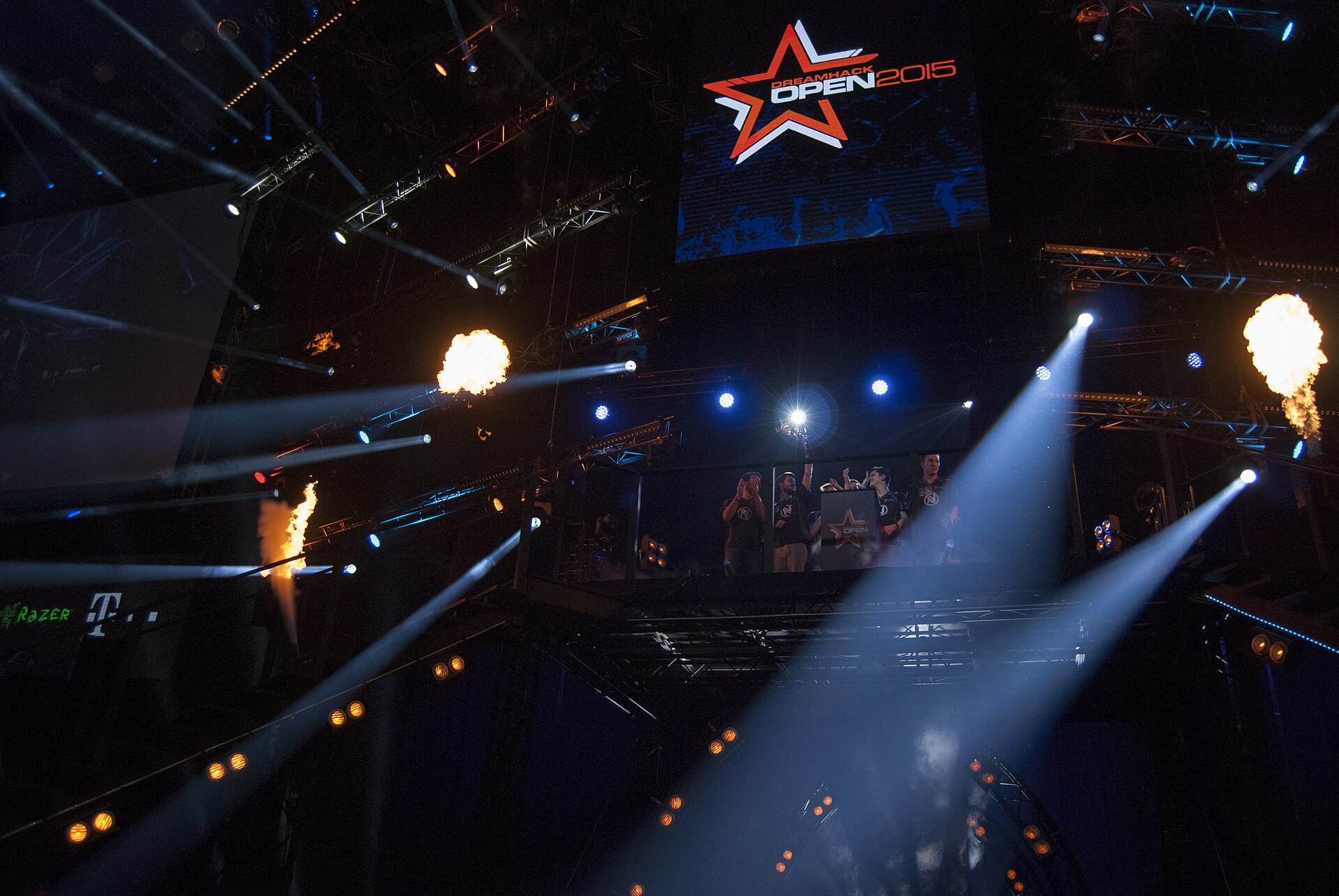 The main stage at DreamHack Open Cluj-Napoca
